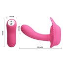 Wibrator muszlowy Powerful Shell Stimulator – 30 trybów wibracji, pilot, dł. 21 cm - 6