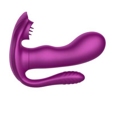 Tongue Triple Stimulator PURPLE - 3 silniki, 9 trybów wibracji, stymulacja łechtaczki, punktu G i okolic analnych - 1
