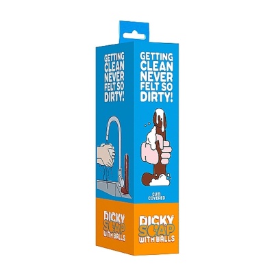 Mydło- Dicky Soap With Balls - Cum Covered - Brown - 1 2