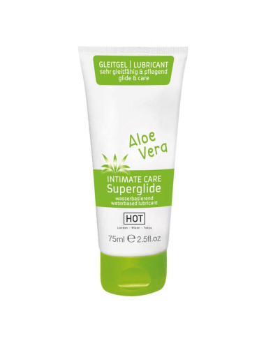 Żel/sprej-HOT Intimate Care Superglide aloe Vera 75ml.