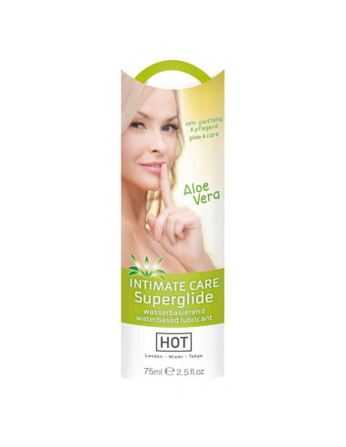 Żel/sprej-HOT Intimate Care Superglide aloe Vera 75ml.