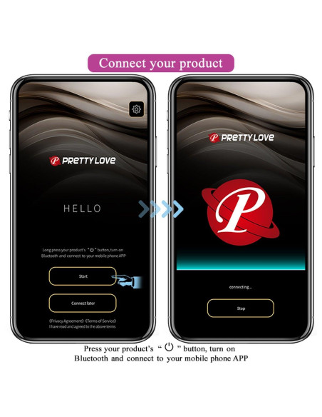 PRETTY LOVE - Baird, 12 vibration functions Mobile APP Long-distance Control