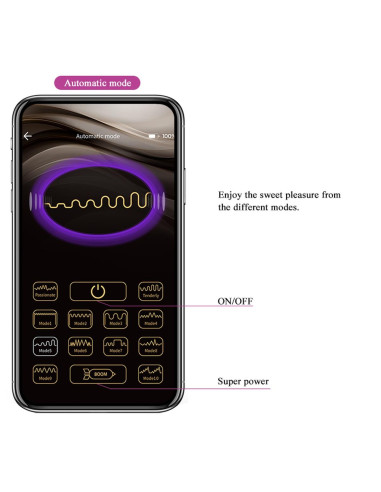 PRETTY LOVE - Baird, 12 vibration functions Mobile APP Long-distance Control