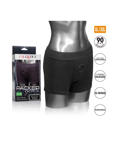 Boxer Brief Harness Black