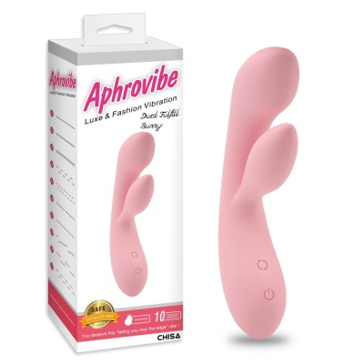 Wibrator dwufunkcyjny Dual Fulfill Bunny - stymulacja punktu G i łechtaczki, 20,5 cm, średnica 4 cm - 1