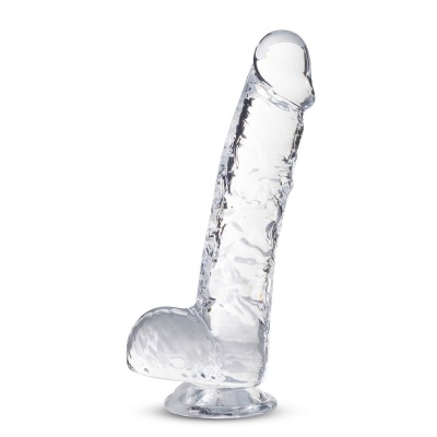 Dildo Realistyczny Crystalline Diamond z Przyssawką TPE 15,2 cm - 1 2