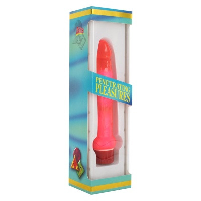 Jelly Anal Vibrator Pink - 1 2