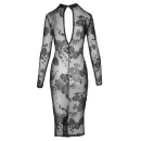 Dress Flock Print L - 9