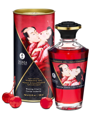 Warming Oil Blazing Cherry