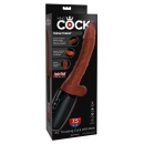 Wibrator realistyczny King Cock Plus 7.5 Thrusting z jądrami, funkcja pchnięć i podgrzewania, 29,7 cm - 1