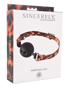 SPORTSHEETS AMBER BALL GAG