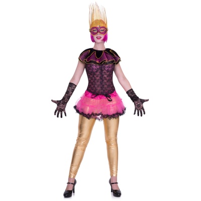 Maska wenecka Venice Mask Pink 41 cm różowa - 1