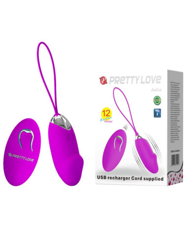 PRETTY LOVE -JULIA, 12 vibration functions Wireless remote control