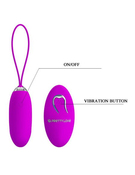 PRETTY LOVE -JULIA, 12 vibration functions Wireless remote control