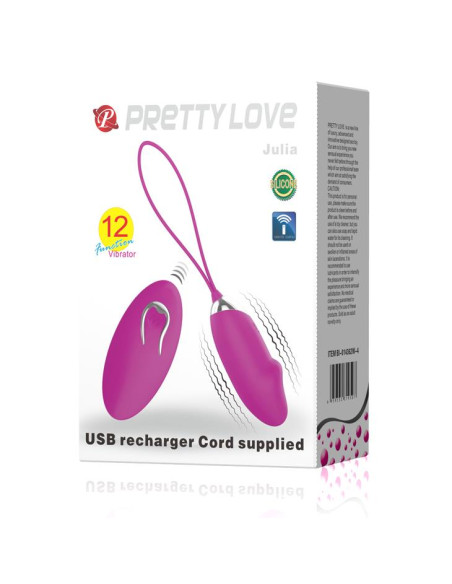 PRETTY LOVE -JULIA, 12 vibration functions Wireless remote control