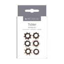 Pierścień- Tickler Set Textured Ring Smoke - 3