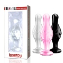 Szklany korek analny 4.5" Glass Romance Clear przezroczysty 11,4 cm - 1