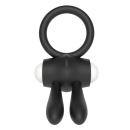 Wibracyjny pierścień na penisa Power Clit 7,5 cm, czarny - 3