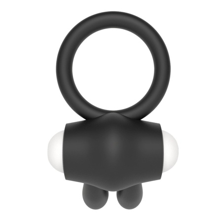Wibracyjny pierścień na penisa Power Clit 7,5 cm, czarny - 5