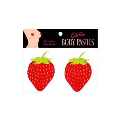 EDIBLE BODY PASTIES STRAWBERRY - 1