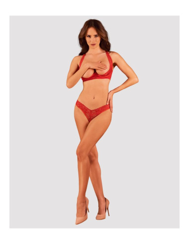 Lacelove komplet 2-częściowy otwarty   XS/S