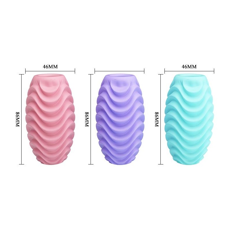 Zestaw masturbatorów Egg Set - elastyczna struktura (opakowanie 27,5 cm) - 11