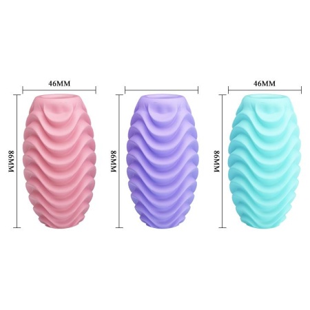 Zestaw masturbatorów Egg Set - elastyczna struktura - 11