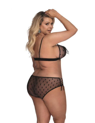 IZZY L+ (XL/XXL) BLACK SET/CZARNY KOMPLET