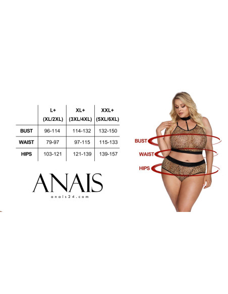 IZZY L+ (XL/XXL) BLACK SET/CZARNY KOMPLET