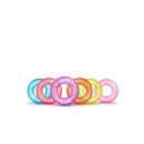 Pierścienie na penisa King of the Ring 6-Pack - Elastomer TPE, szerokość 3,5 cm - 5