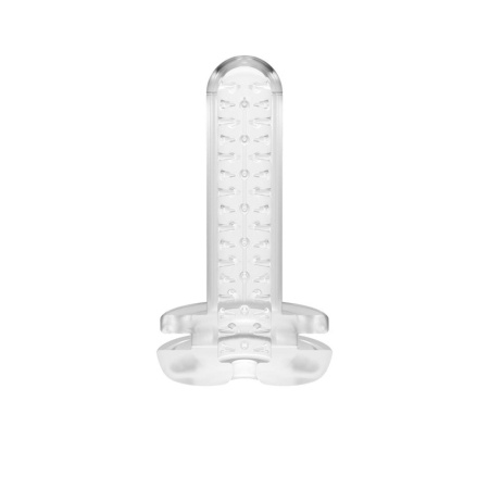Wkładka (sleeve) do masturbatora Blowjoy Sexpresso - sfalowana powierzchnia wewnętrzna, ABS Elastomer, 7,5 × 14 cm - 1