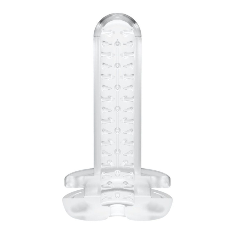 Wkładka (sleeve) do masturbatora Blowjoy Sexpresso - sfalowana powierzchnia wewnętrzna, ABS Elastomer, 7,5 × 14 cm - 3