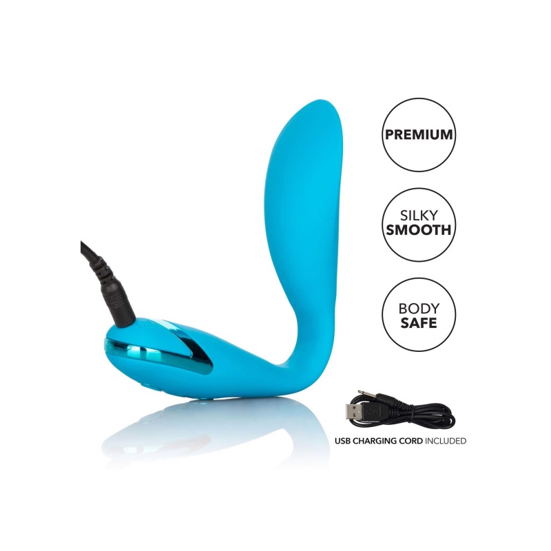 Elastyczny wibrator Palm Springs Pleaser 25,4 cm z Power Boost - 5