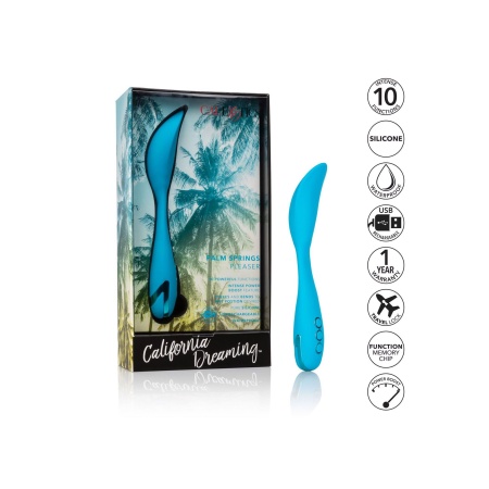 Elastyczny wibrator Palm Springs Pleaser 25,4 cm z Power Boost - 7