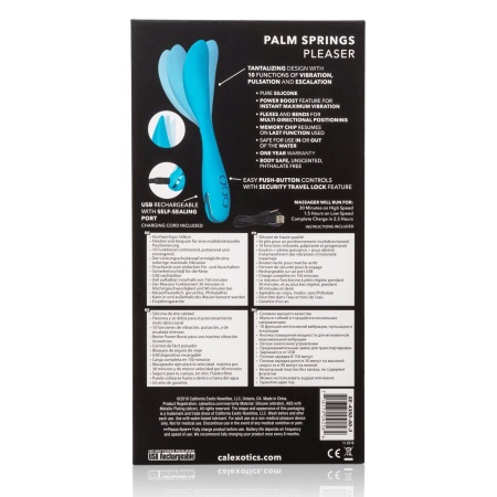 Elastyczny wibrator Palm Springs Pleaser 25,4 cm z Power Boost - 8