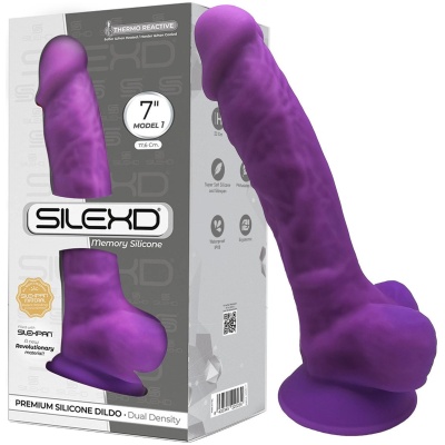 Dildo-Model 1 (7"") Purple - 1