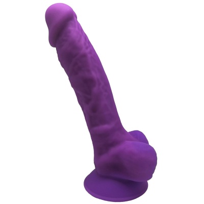 Dildo-Model 1 (7"") Purple - 1 2