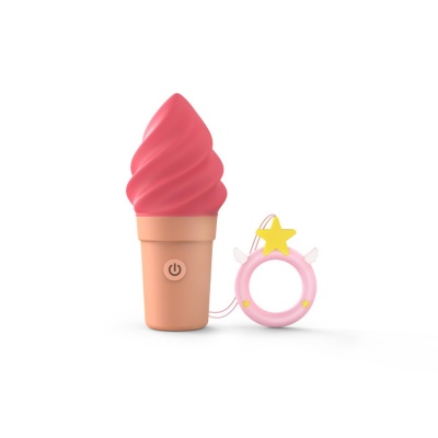 Stymulator Raspberry Jolly z 10 trybami wibracji, silikon/ABS, 9,6 x ø4 cm - 1