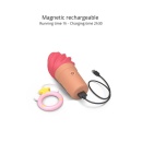 Stymulator Raspberry Jolly z 10 trybami wibracji, silikon/ABS, 9,6 x ø4 cm - 4