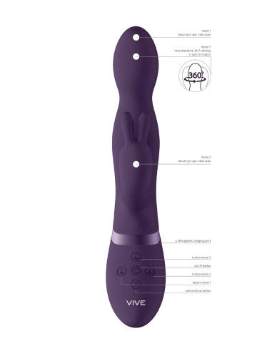 Niva - 360degrees Rabbit - Purple