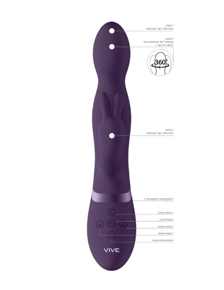 Niva - 360degrees Rabbit - Purple