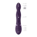 Wibrator królik Niva 360degrees Rabbit Purple - obrotowa stymulacja punktu G i łechtaczki, 3 silniki, długość 21,5 cm - 5