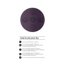 Wibrator królik Niva 360degrees Rabbit Purple - obrotowa stymulacja punktu G i łechtaczki, 3 silniki, długość 21,5 cm - 11
