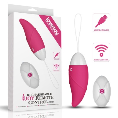 Bezprzewodowe jajko wibracyjne z pilotem – 10 trybów, silikon, różowy, 9.8 cm - 1