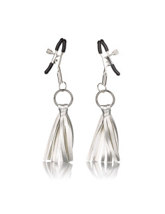 Playful Tassels Nipple Clamps Silver