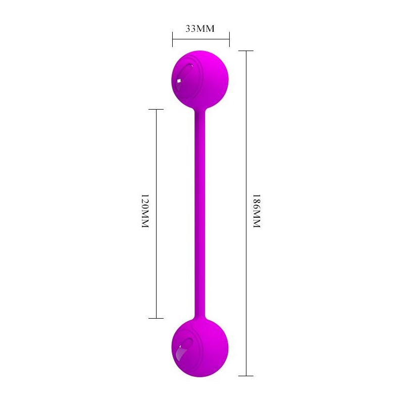 Kule Kegla Kegel Ball III z elastycznym paskiem (20 cm) - 7