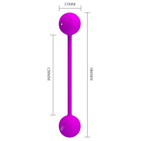 Kule Kegla Kegel Ball III z elastycznym paskiem (20 cm) - 7