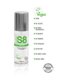 S8 WB Vegan Lube 125ml Natural 2