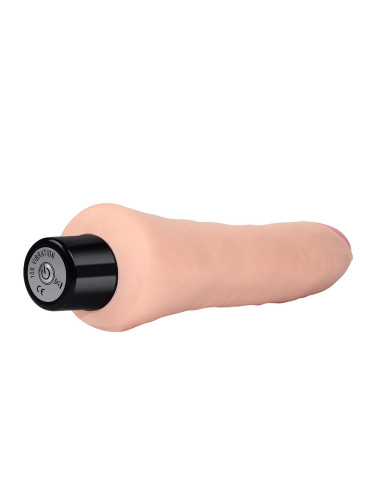 9"" REAL SOFTEE Vibrating Dildo