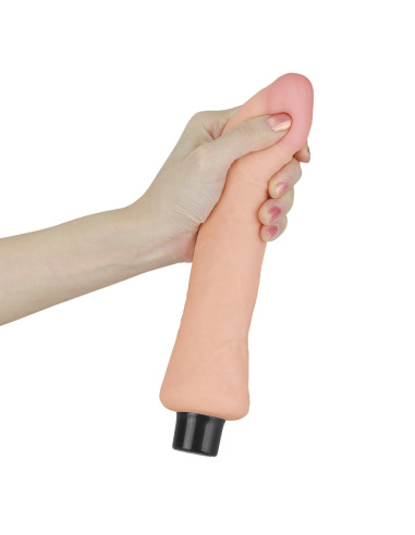9"" REAL SOFTEE Vibrating Dildo